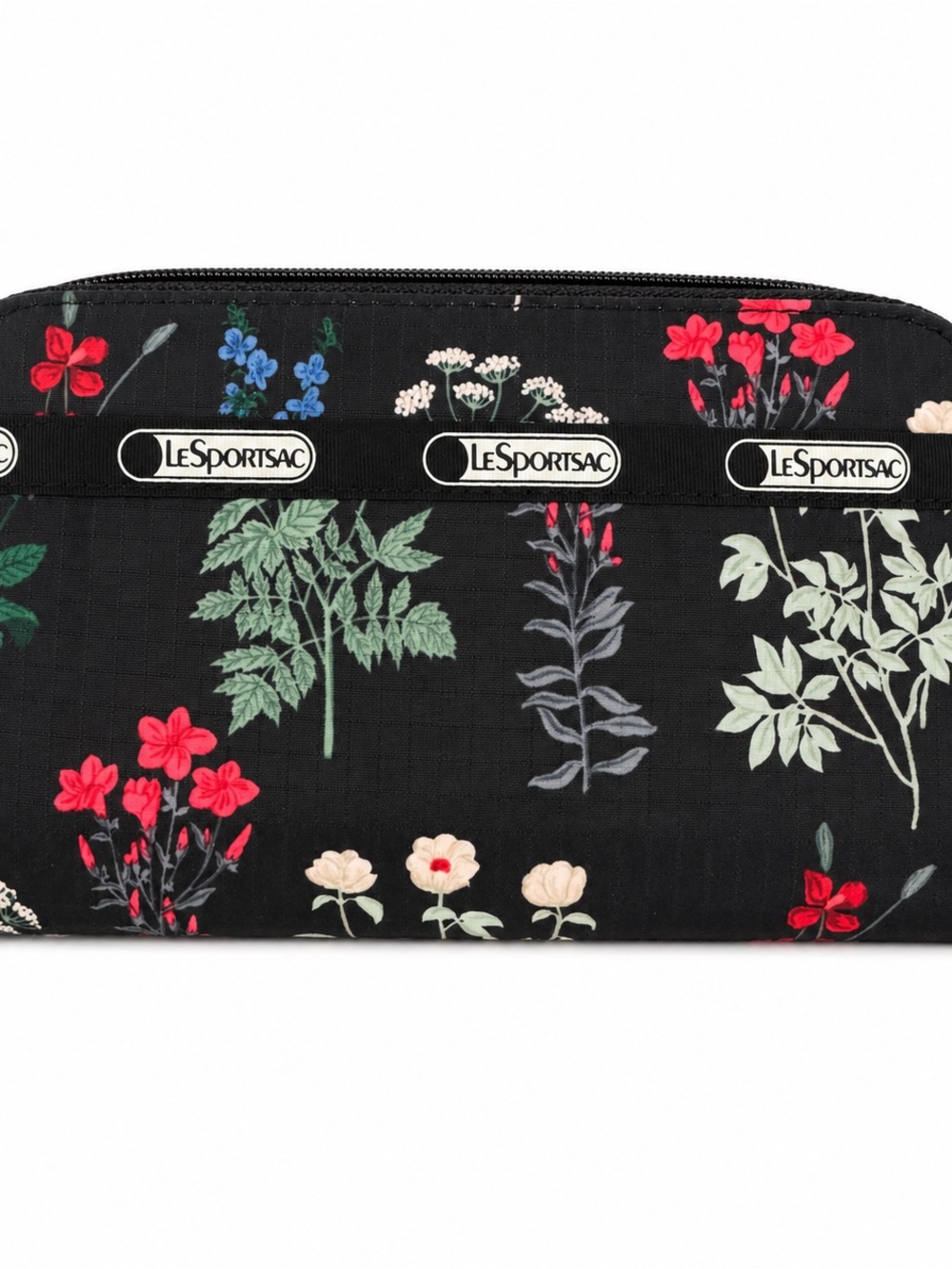 LeSportsac Flowerbed Multi Floral Zip Around Wallet NWOT
